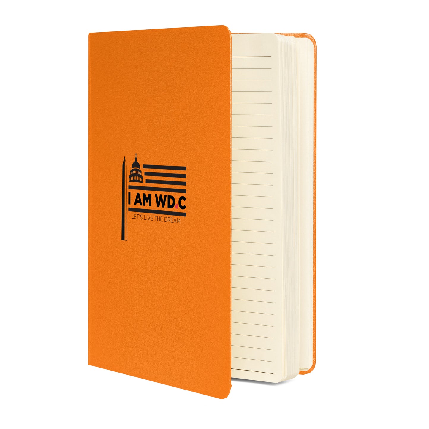 Hardcover bound notebook